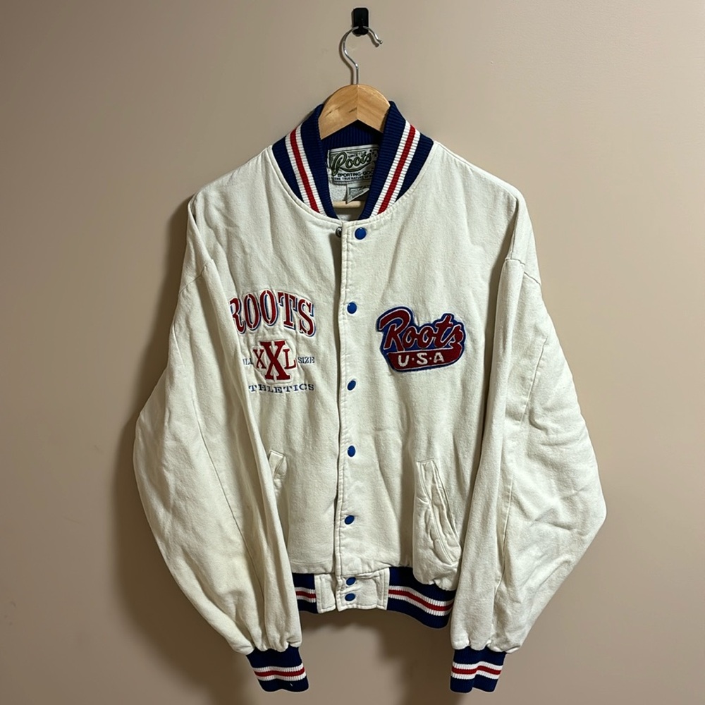 Vintage roots varsity jacket